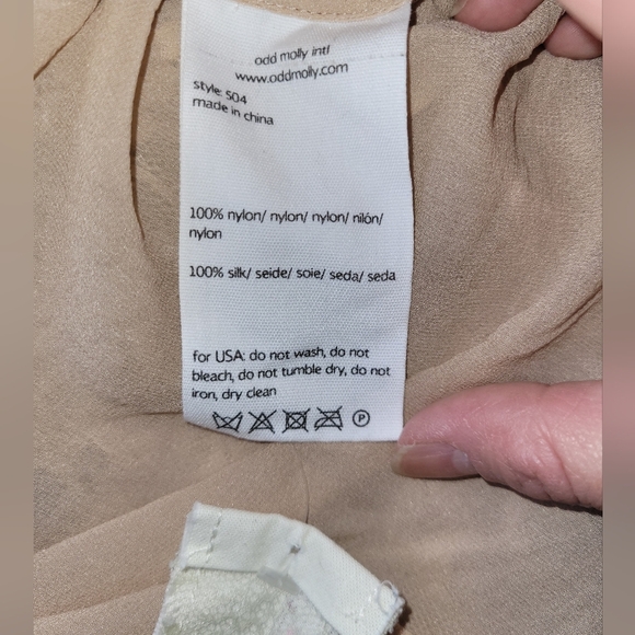 Odd Molly Anthropologie Lace Mesh Cardigan, VGUC, Size S - Picture 8 of 8